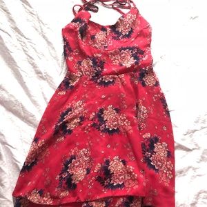 Cute pink floral dress. Size small